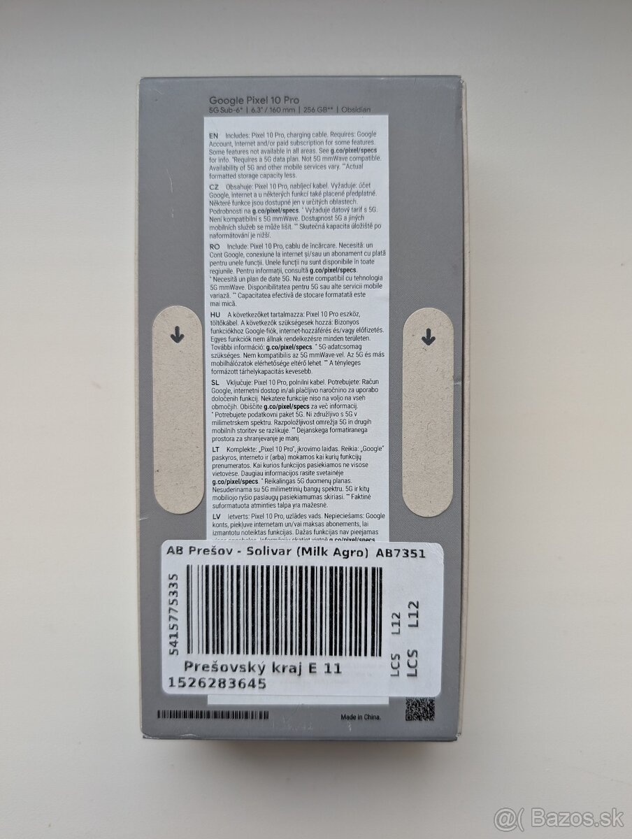 Google Pixel 10 Pro 256 GB Obsidian - 3