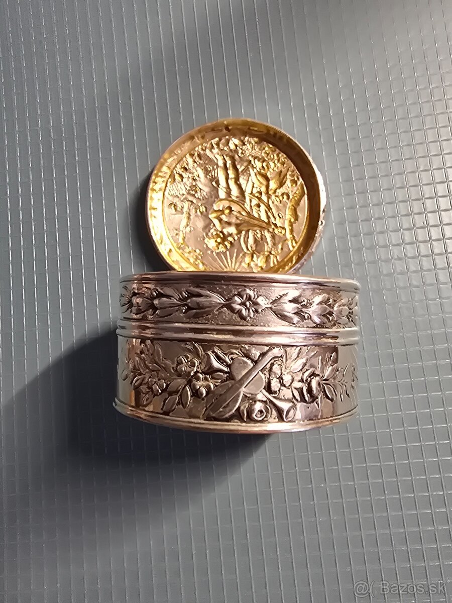 Strieborná doza šperkovnica 800/1000 - 3