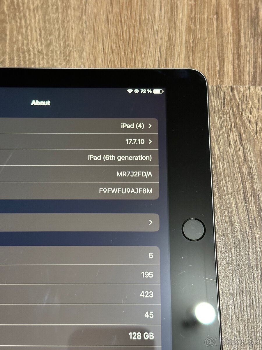 iPad 6 gen - 3