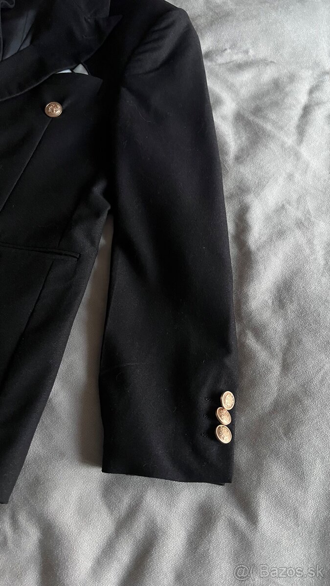Dvojradove cierne sako - 3