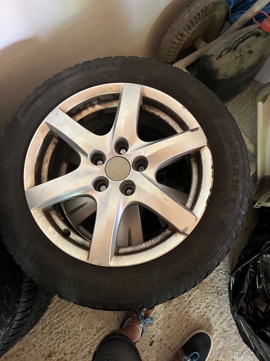 (Stare) pneu s diskami (3+1): 205/55 R16 T - 3