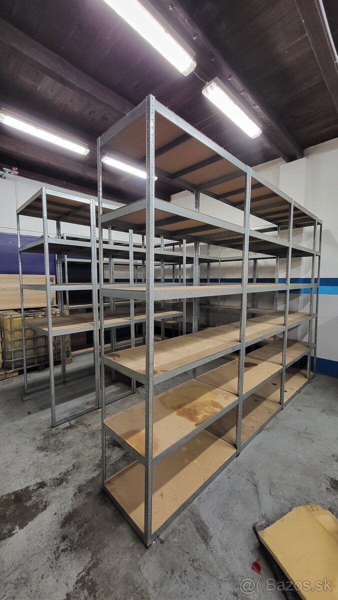 Kovový regál 280x120x60 - 3