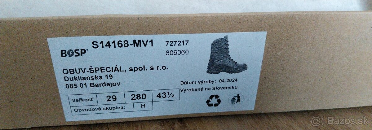 Predám nové kanady Goretex BOSP - 3