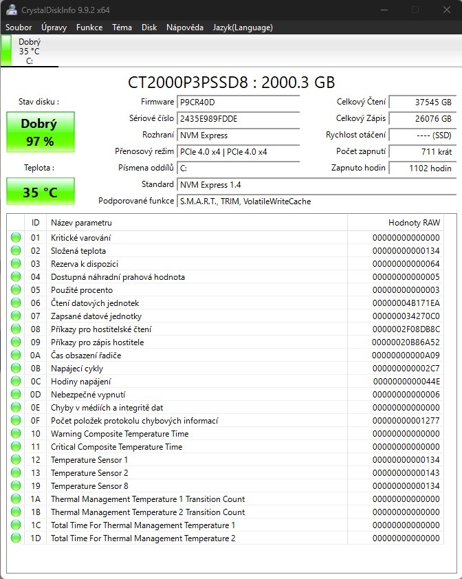 Crucial P3 Plus 2TB NVMe - 3