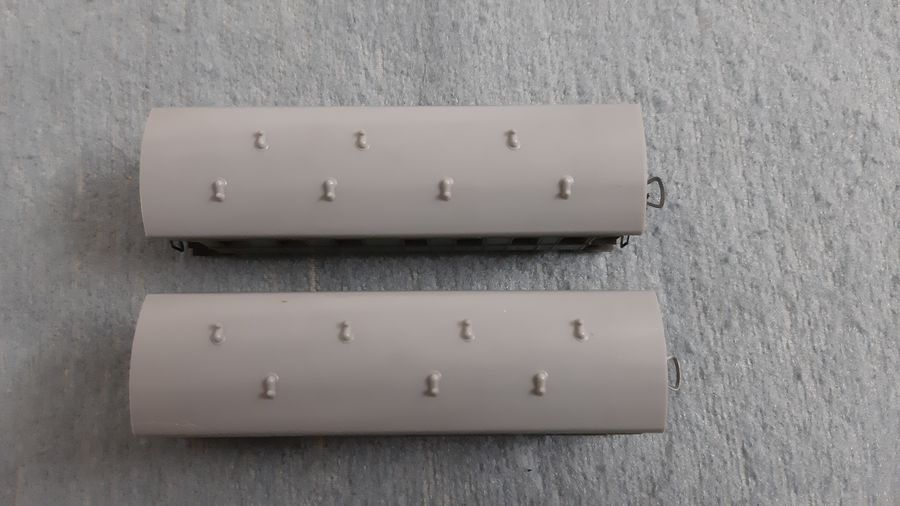 Vláčiky - dva osobné vozne H0 - 3