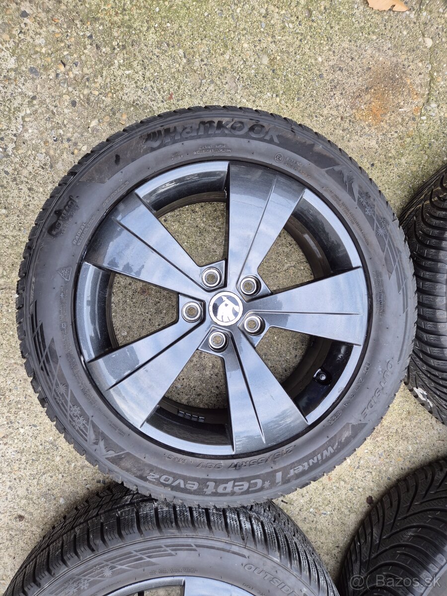 Elektrony 5x112 skoda triton 215/55r17 - 3
