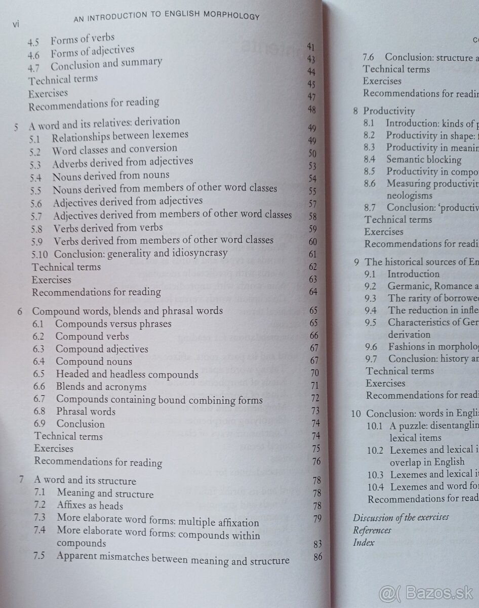 Predám knihu An Introduction to English Morphology - 3