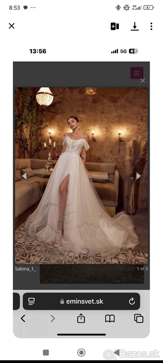 Svadobné šaty vel. 40 - 3