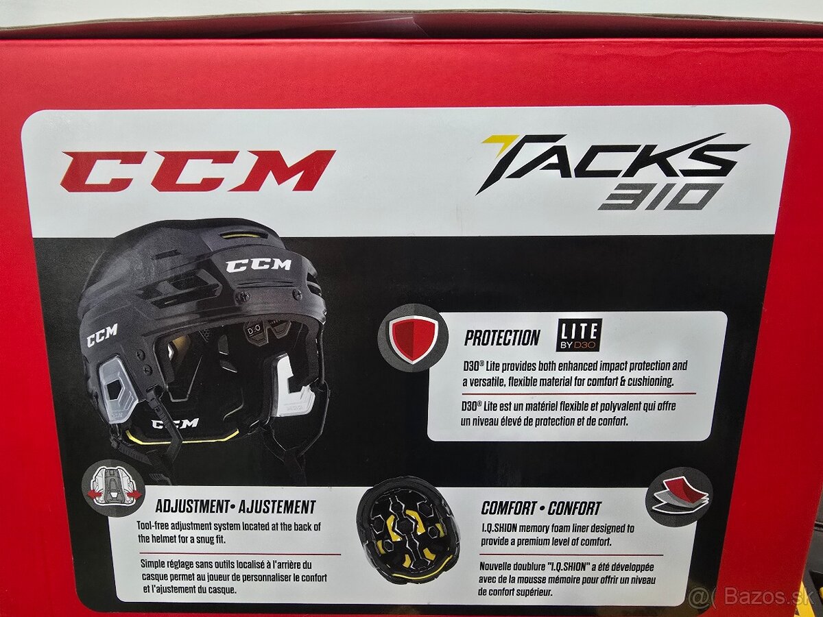 Predam prilbu CCM Tacks 310 veľkosť L - 3