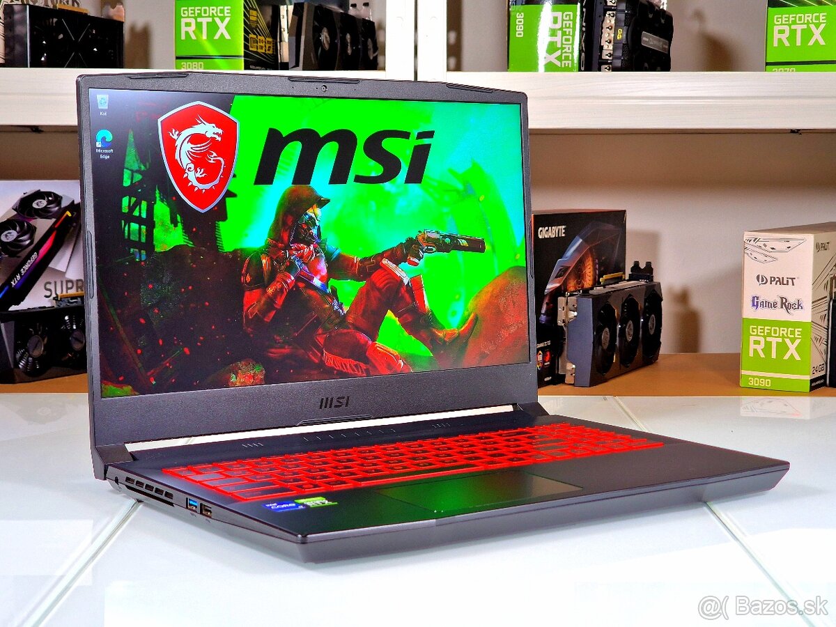 Herný notebook MSI KATANA | RTX 3070 8GB | I7-11800 | ZÁRUKA - 3