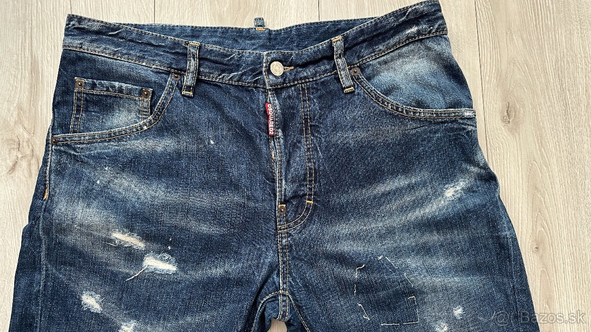 Pánske štýlové džínsy DSQARED2 - veľkosť48 - 33/31 - 3