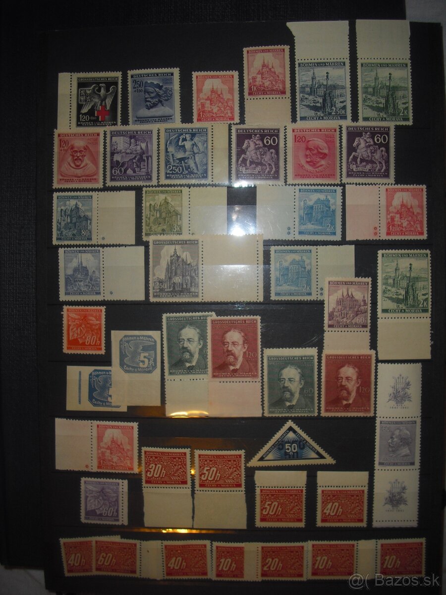 predam zbierku Ceskych znamok / Protektorat UNC - 3
