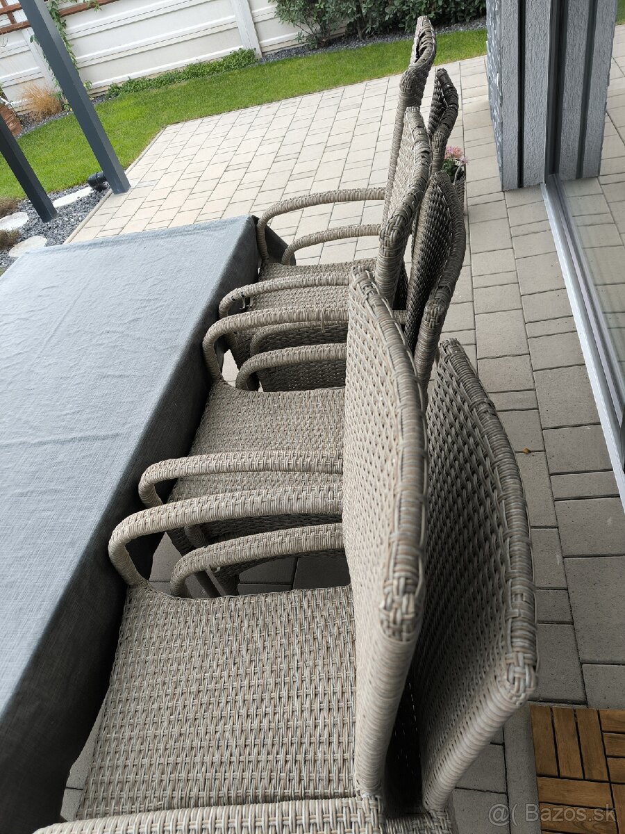 Záhradné stoličky - 8x - 3