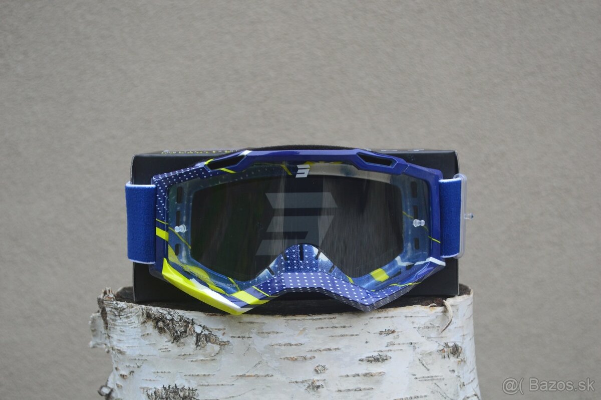 SHOT okuliare brile modré žlté - 3