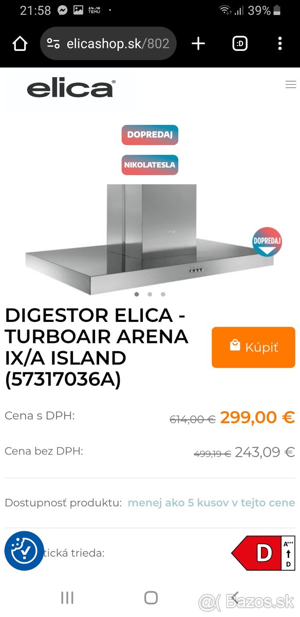 digestor Elica turboair novy - 3