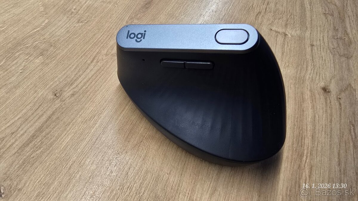 Vertikálna bezdrôtová myš Logitech MX, čierna - 3