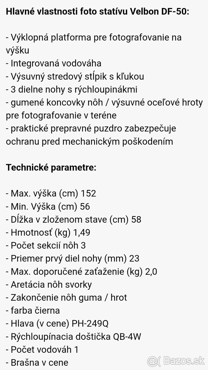 Velbon DF 50 - 3