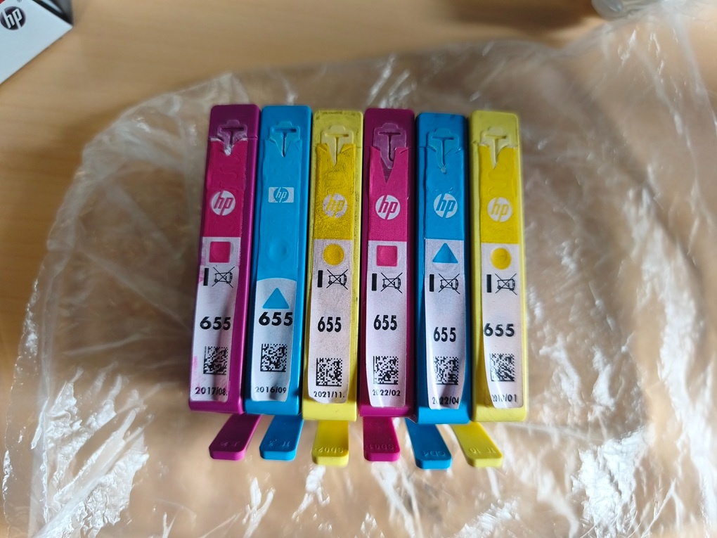 2x atramentova napln HP 655 - 3