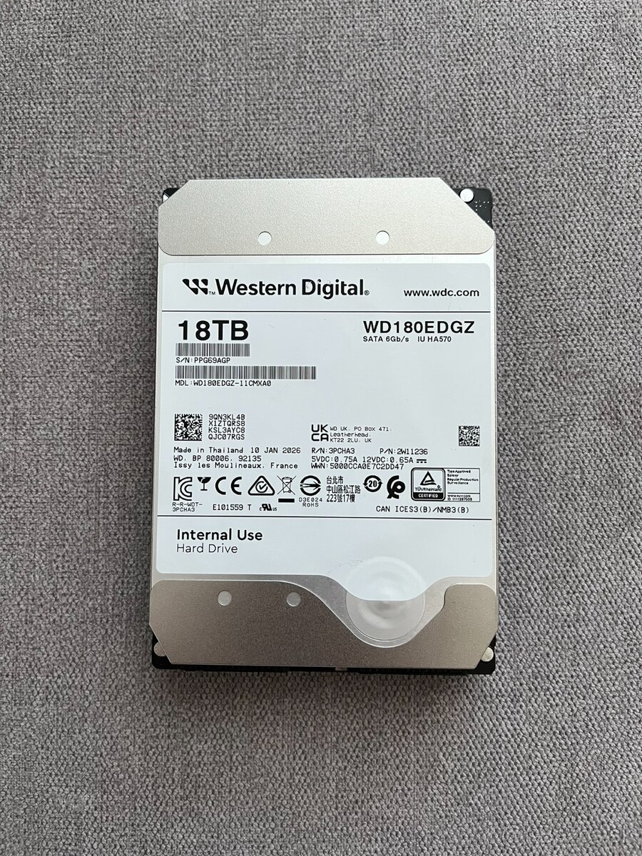 3,5" HDD Seagate / Western Digital 18TB - 3
