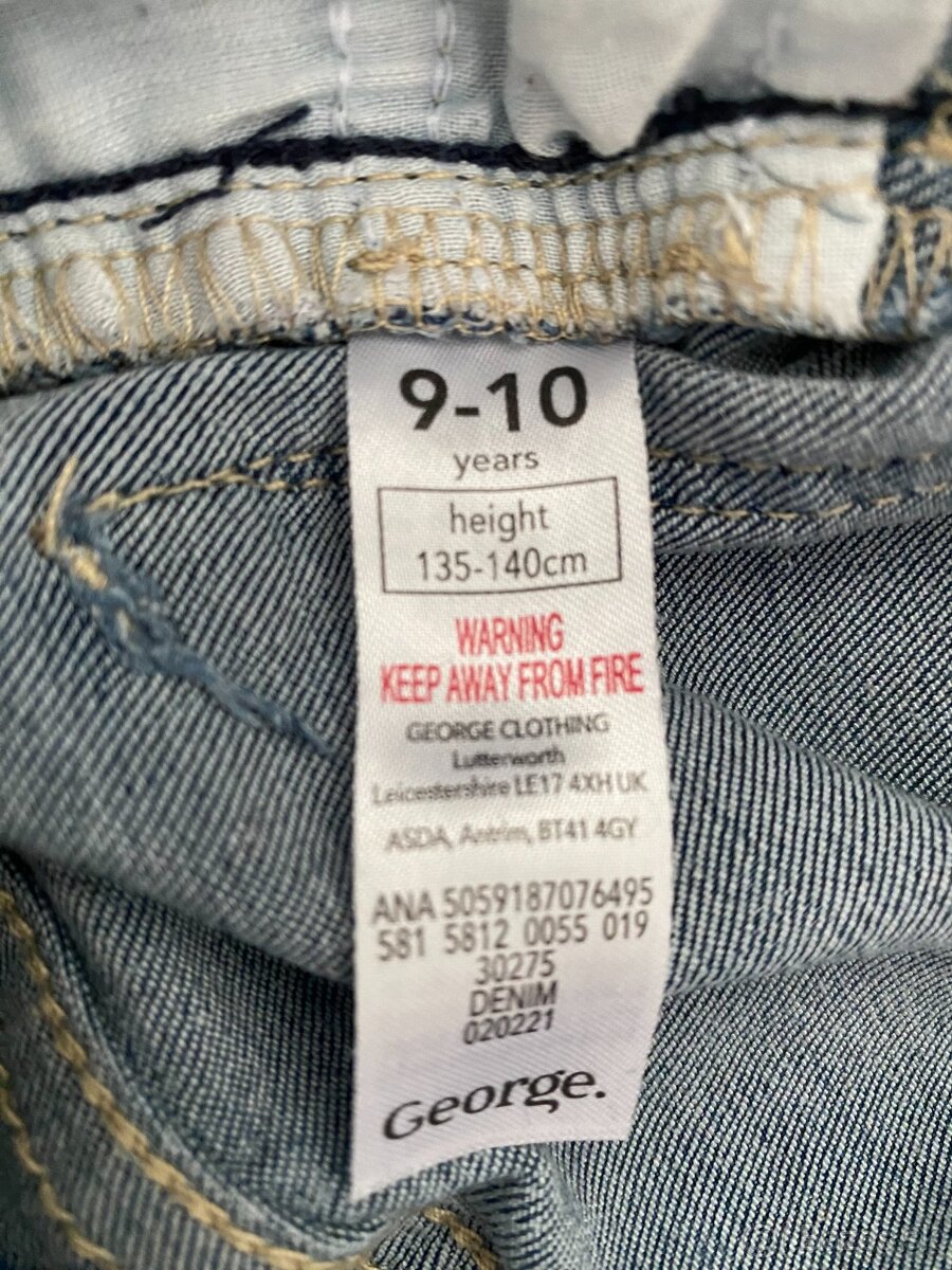 Dievčenské rifle 134cm - 3