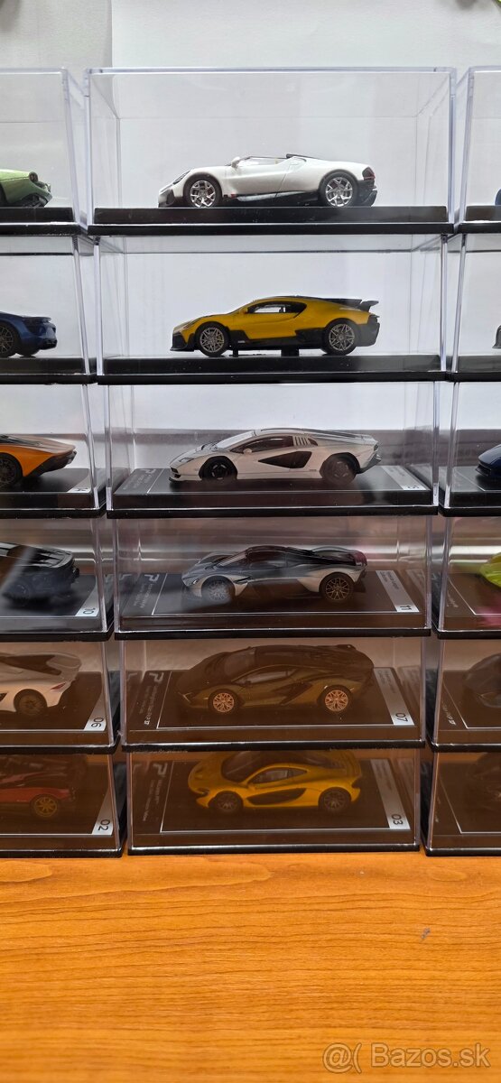 Kolekcia Poster cars 1:64 Bugatti, Pagani, Porsche, Mclaren, - 3