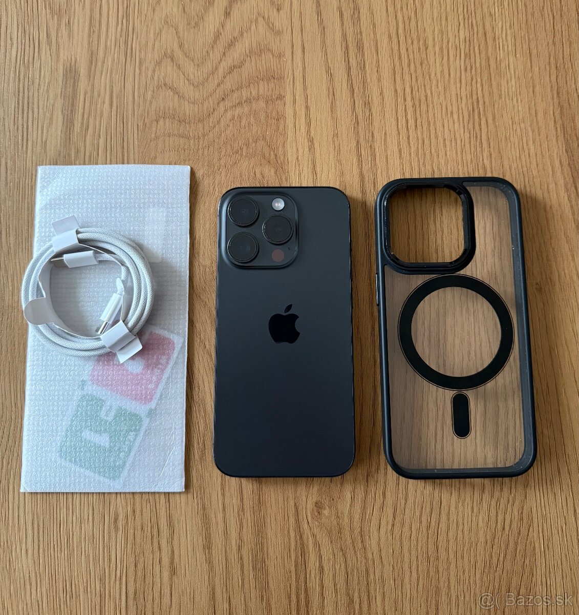 iPhone 15 Pro 256 gb Black Titanium v záruke + príslušenstvo - 3