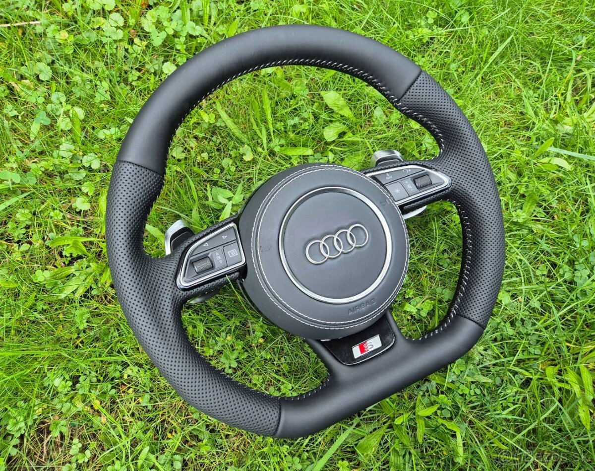 AUDI VOLANT KOŽENÝ ZKOSENY - 3