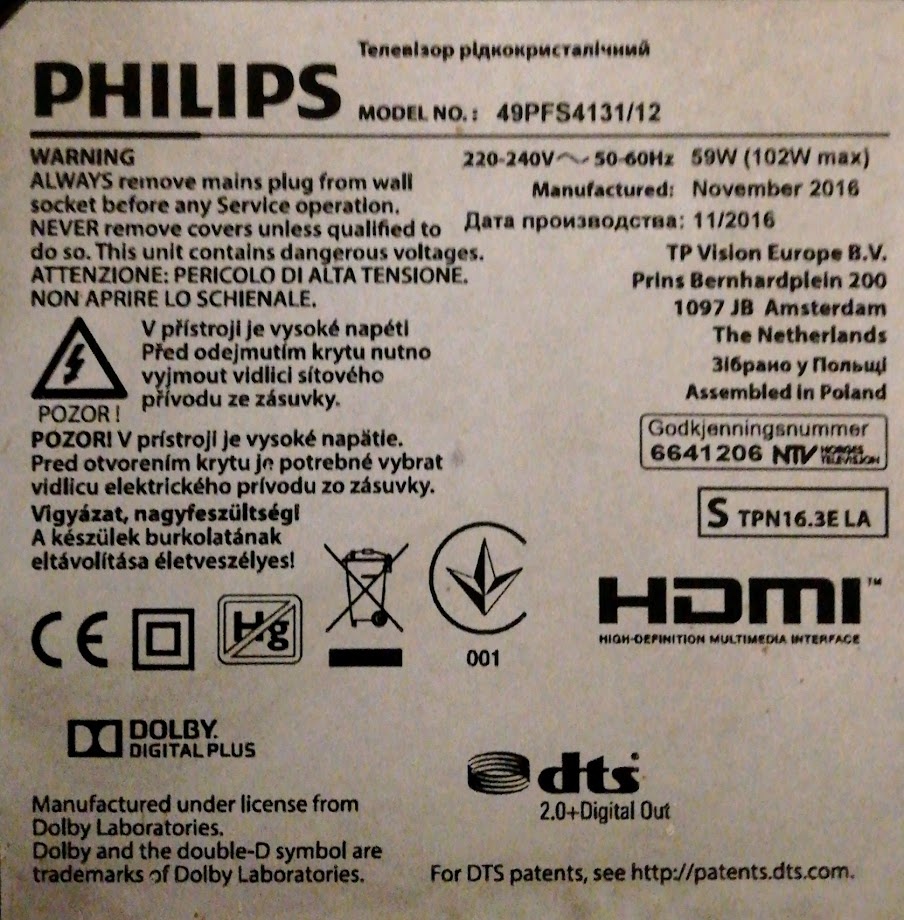 Philips 49PFS4131/12 - 3