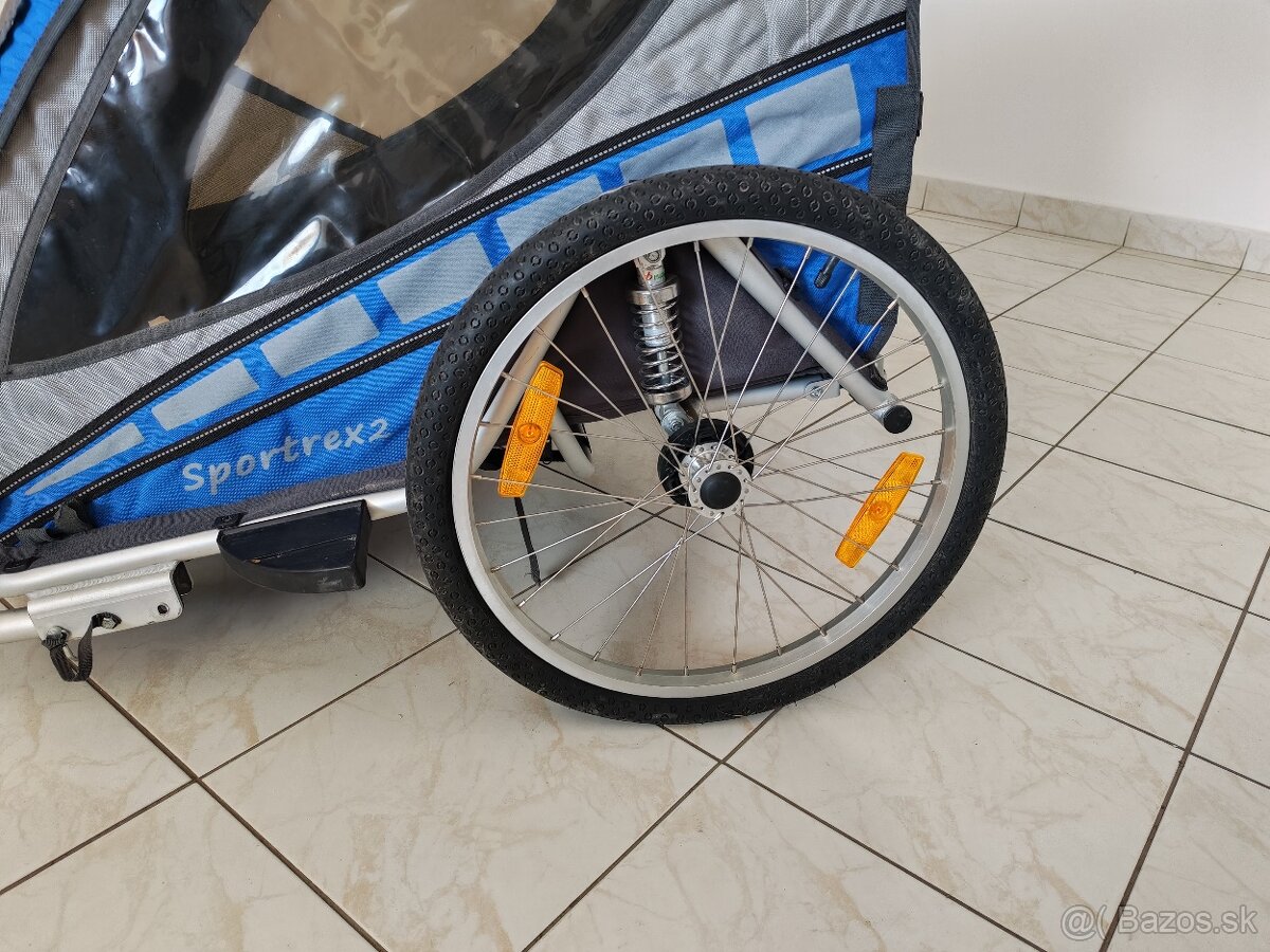 Cyklo vozík pre 2 deti Queridoo - 3