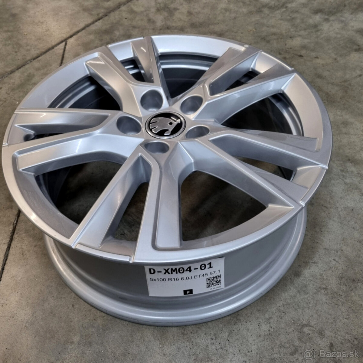 Hliníkové disky 5x100 R16 6J ET45 - 3