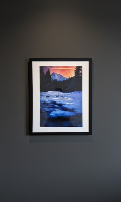 Predám fotoobraz Kriváň v objatí ľadu a ohňa - 3