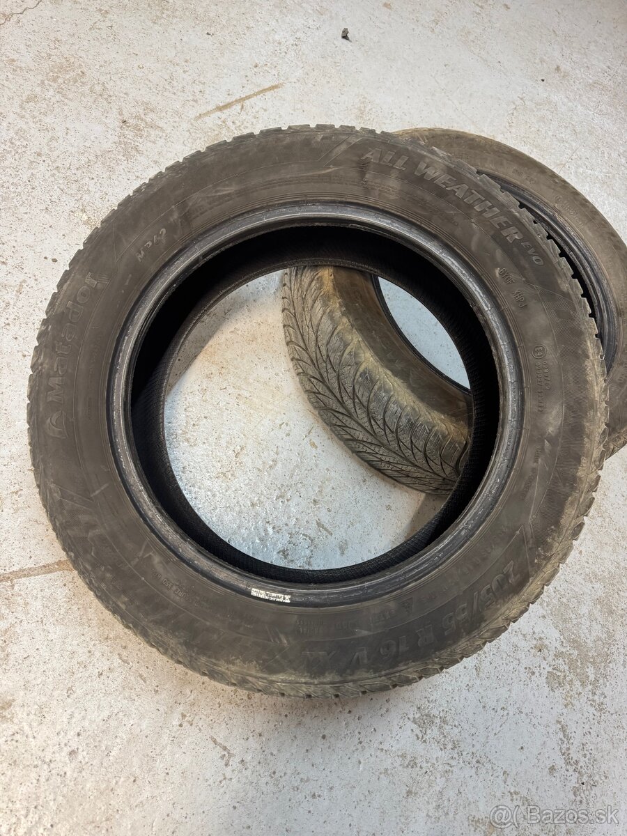 205/55 r16 matador celoročné - 3