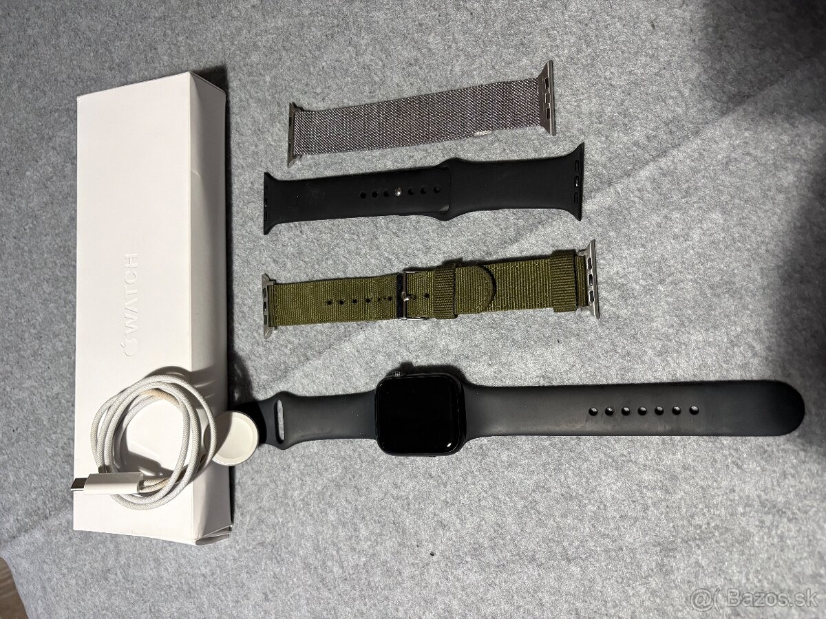 apple watch 9 45mm cierne - 3