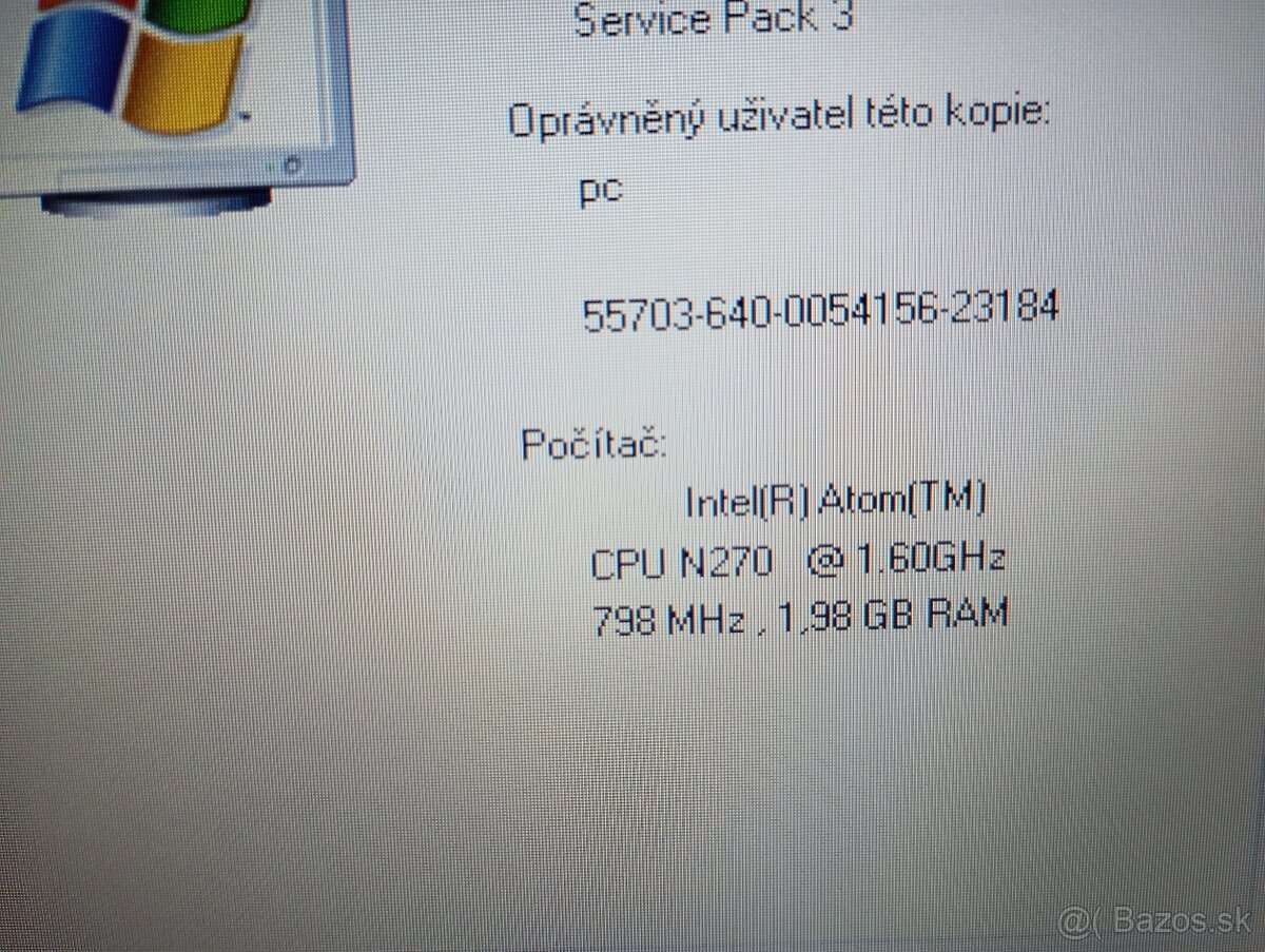 predám netbook ACER ASPIRE ONE AO531H , WINDOWS 7 - 3
