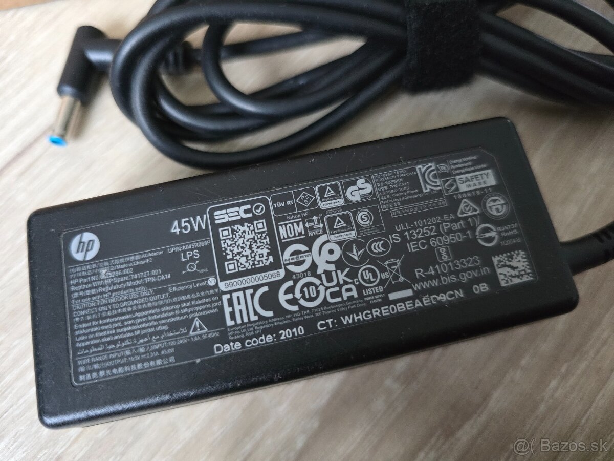 Originálna nabíjačka HP 45W - 3