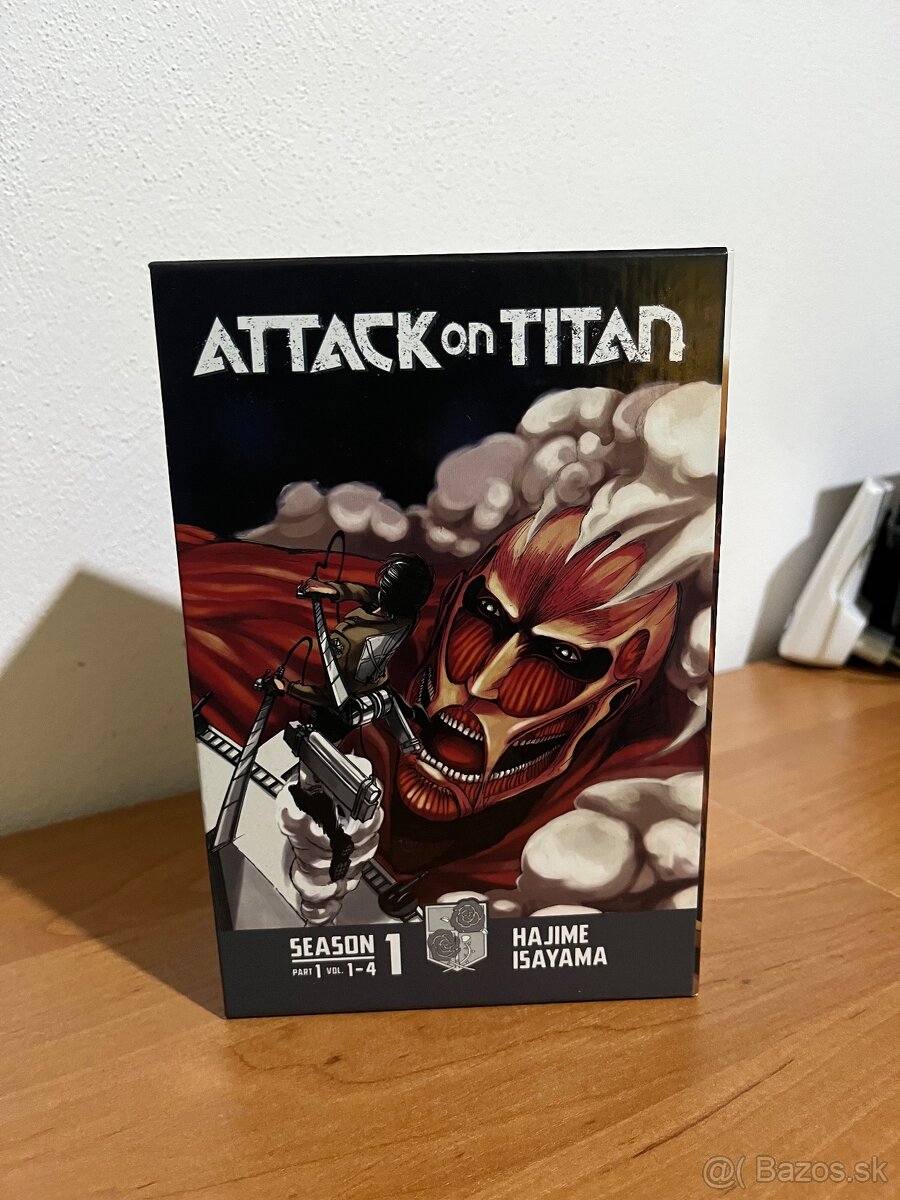 Predám Mangu ATTACK ON TITAN box set vol.1-4 - 3
