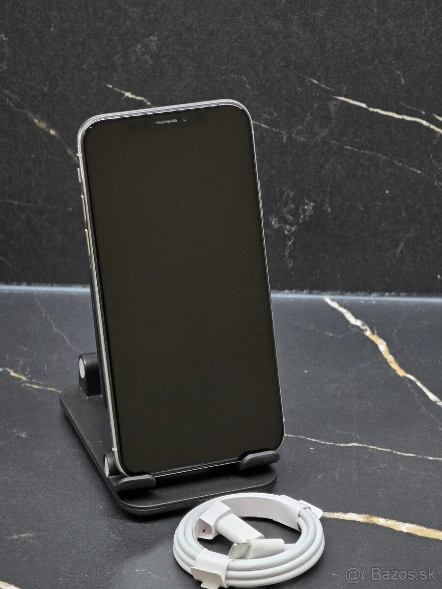 Apple iPhone X 64GB Silver 100% bat./stav - 3