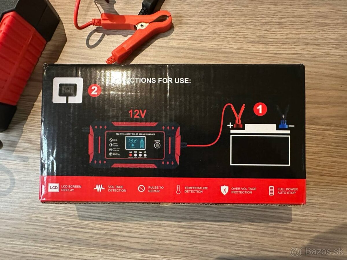 Nabíjačka Autobatérií (nová) 6A 12V - 3