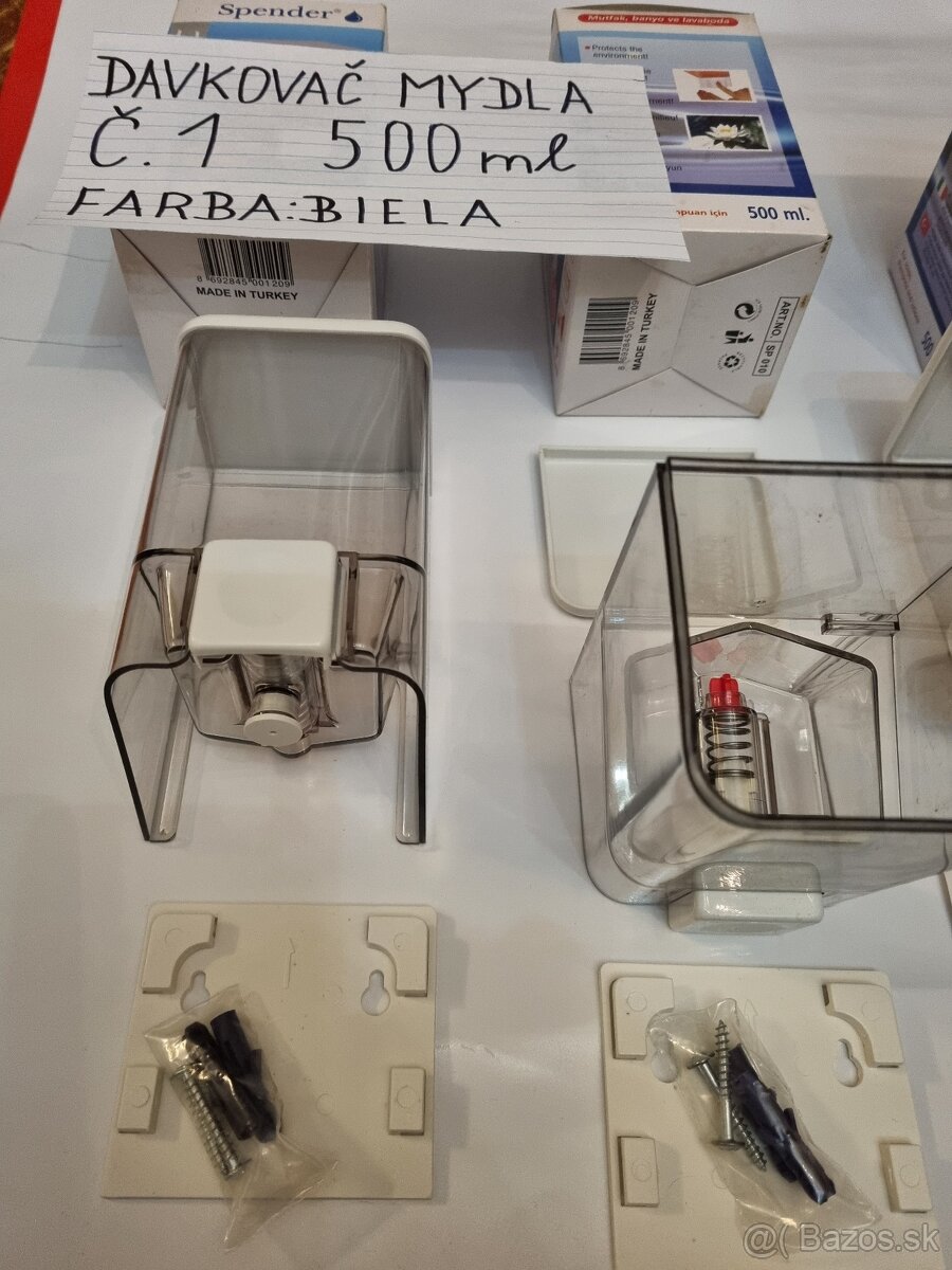 Davkovač tekutého mydla ,dezinfekcia,mydlo - 3