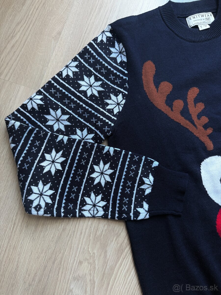 Vianočný sveter so sobom - 3