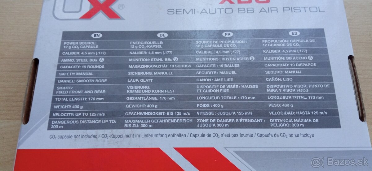 Pištoľ Umarex XBG - 3