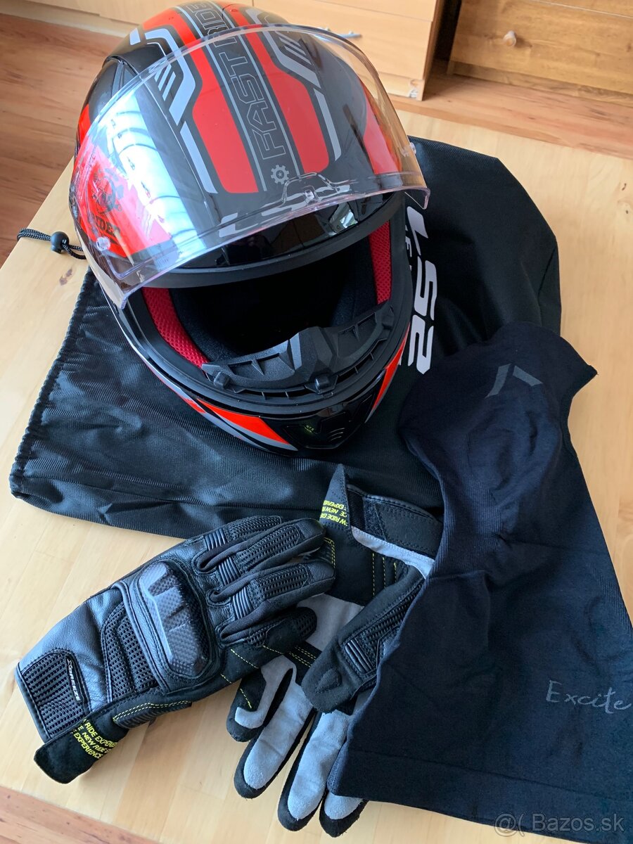 Moto prilby a kukla+rukavice - 3