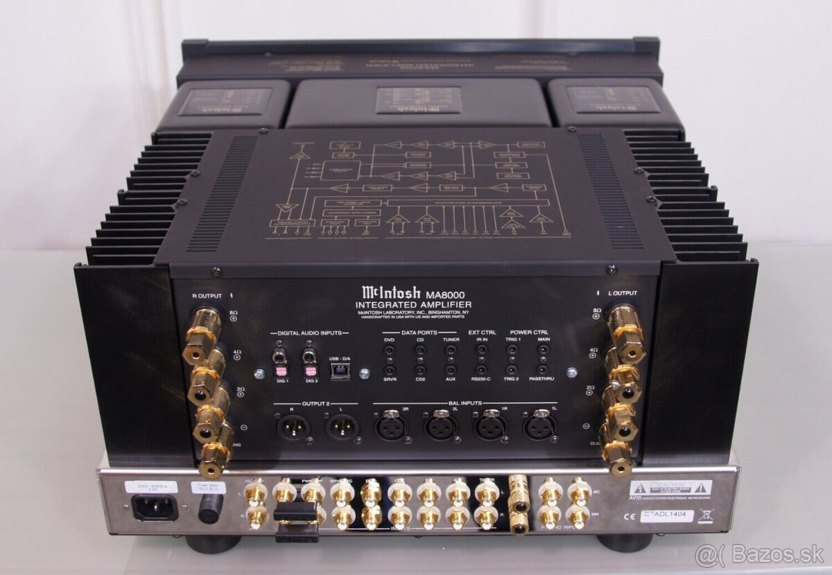 McIntosh MA 8000 Integrovaný zosilňovač - 3