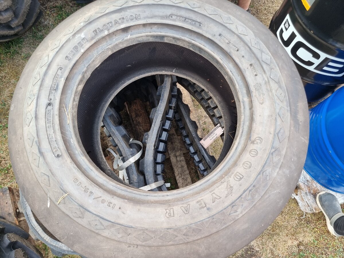 Prodám pneu GOODYEAR 10,5/80-18 a 13,0/65-18 - 3