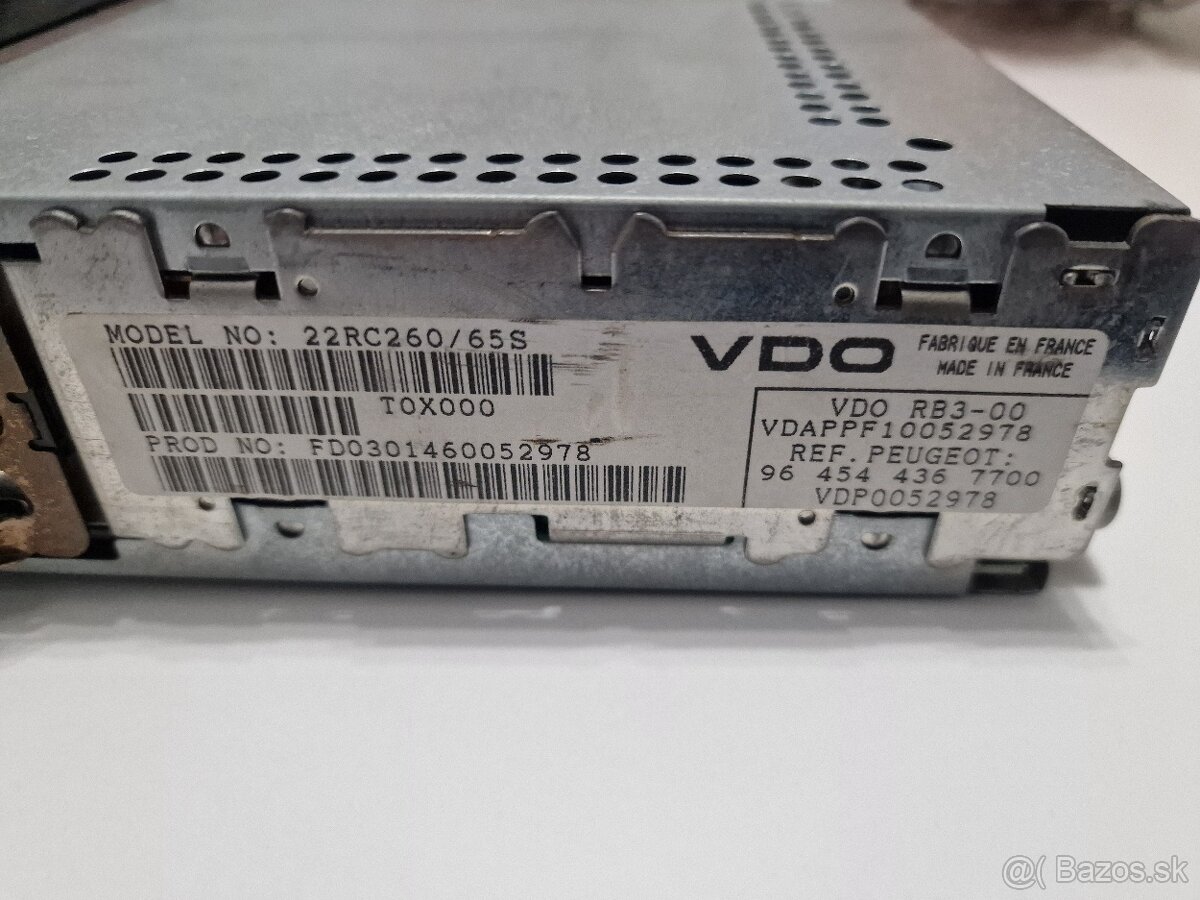 Autorádio z Peugeot 206 - 3