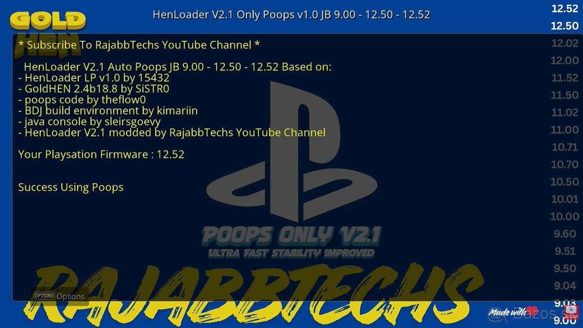 PS4 JAILBREAK disk_BD-JB_Lapse / Poops_PS4 FW: 9.00 - 13.00 - 3