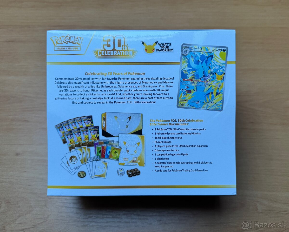 Pokémon: 30th Celebration Elite Trainer box - 3