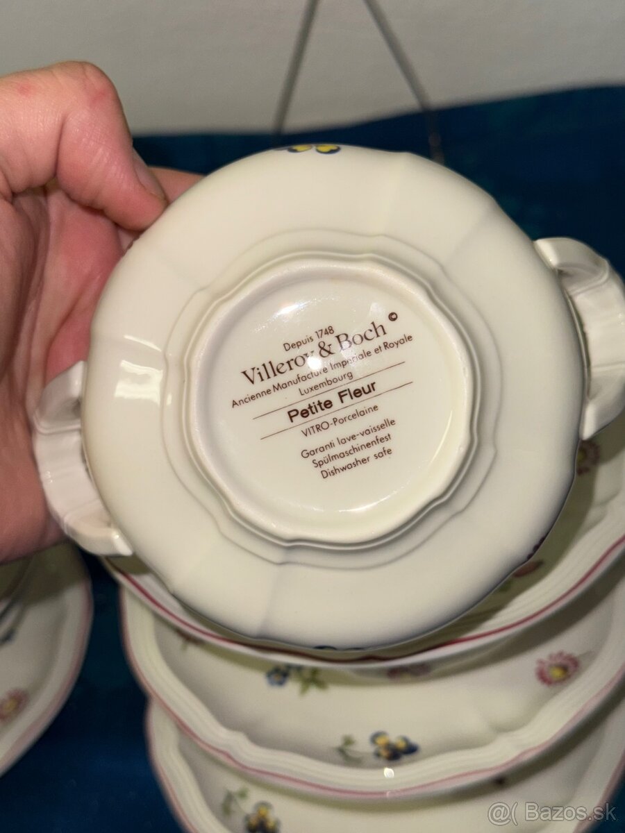 Villeroy Boch Petite Fleur bujonkovy servis na polievku - 3