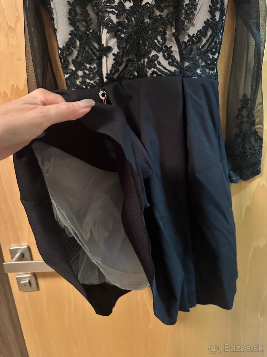 Spoločenské šaty zn. BICOTONE čierne veľ S - 3