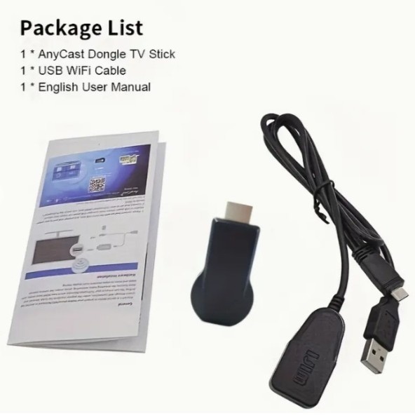 Adaptér Wi-Fi AnyCast M2 Plus na TV streaming - 3